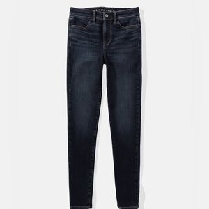 American Eagle Outfitters Women's Dark Indigo Super Hi Rise Jegging. 4 NWOT